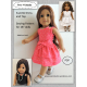 Suzette Dress and Top Pattern designed to fit 18" Doll such as American Girl - S