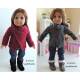 Front Wrap Sweater Sewing Pattern for 18" dolls SuzyMStudio
