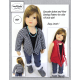 Cascade Jacket and Vest-Slim 18 inch dolls Sewing Pattern