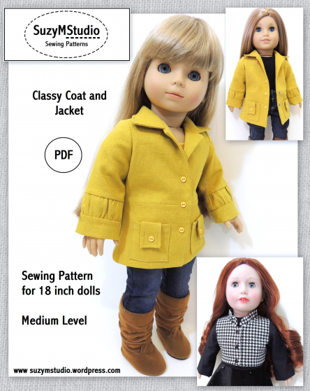 Classy Coat and Jacket Pattern SuzyMStudio