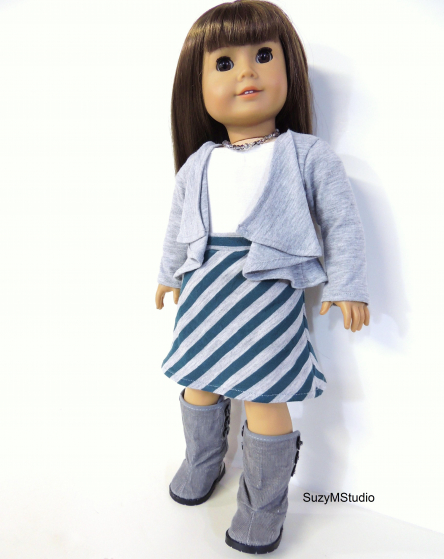 Maxi Skirt Pattern for 18 inch dolls
