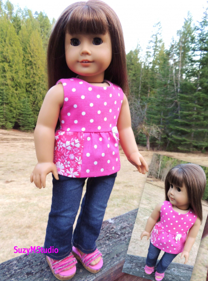 Spring Patchwork Dress and Top - Sewing Pattern SuzyMStudio