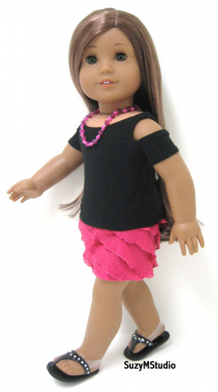 Open Shoulder T-shirt and Dress