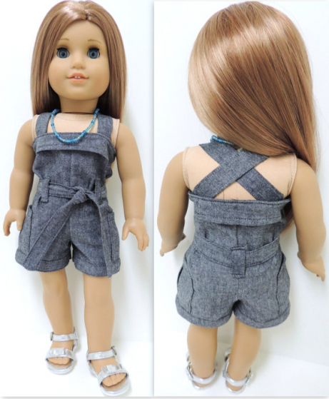 Cross Back Romper