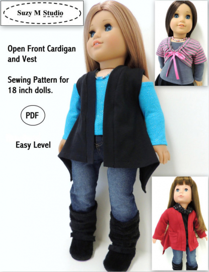 Open Front Cardigan and Vest
