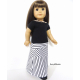 Maxi Skirt Pattern for 18 inch dolls