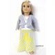 Maxi Skirt Pattern for 18 inch dolls