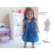 Monika Party Dress Pattern 18" doll SuzyMStudio