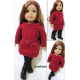 Slouchy Pullover and Variations- 18 inch doll pattern