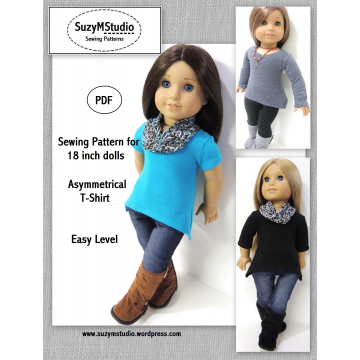 Asymmetrical T-Shirt - PDF Sewing Pattern