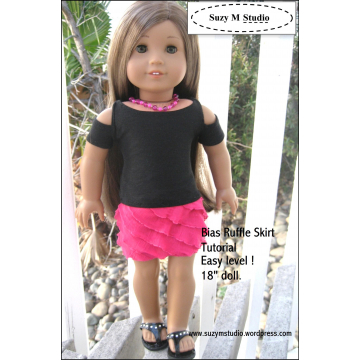 Free Bias Ruffle Skirt Tutorial