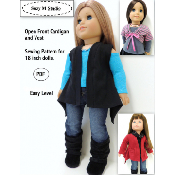 Open Front Cardigan and Vest