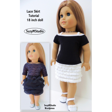 Free Lace Skirt Tutorial